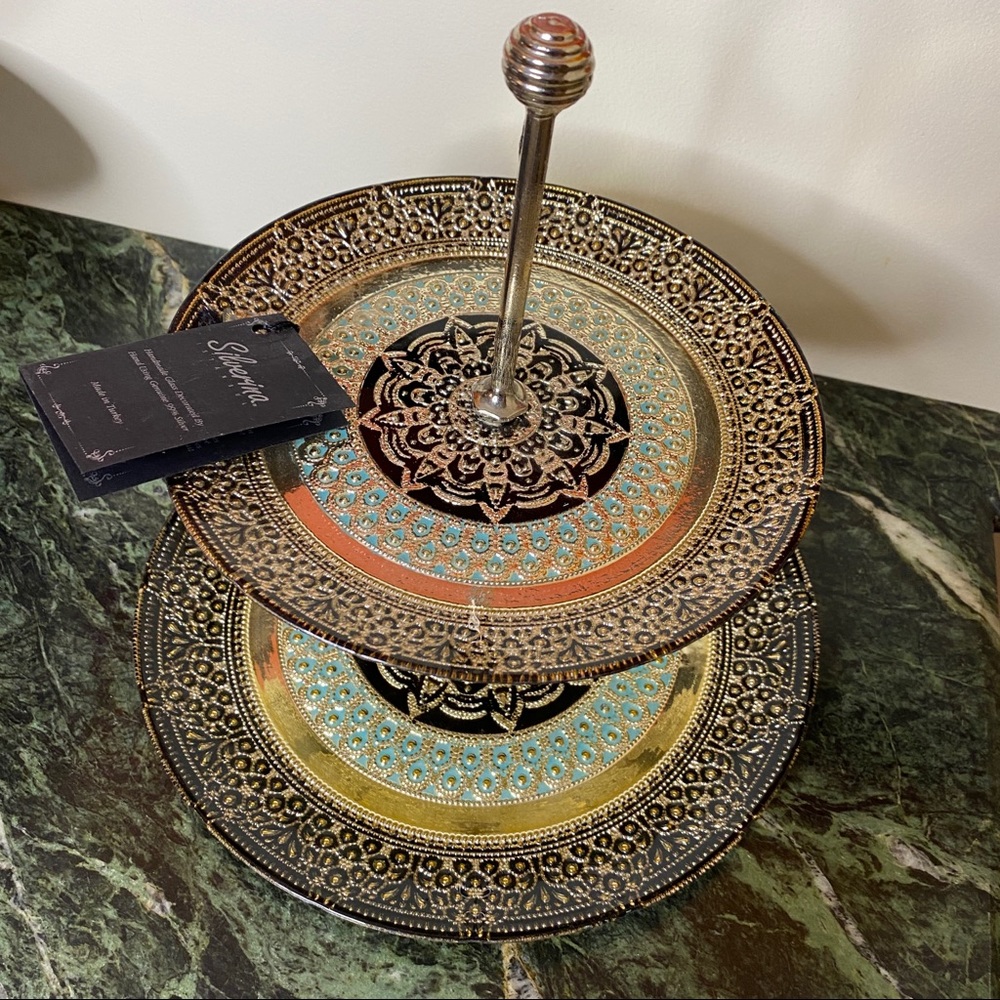 tiered high tea plate